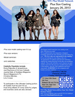 NYC Plus Model Network Plus Size Casting Photos - 1/26/13